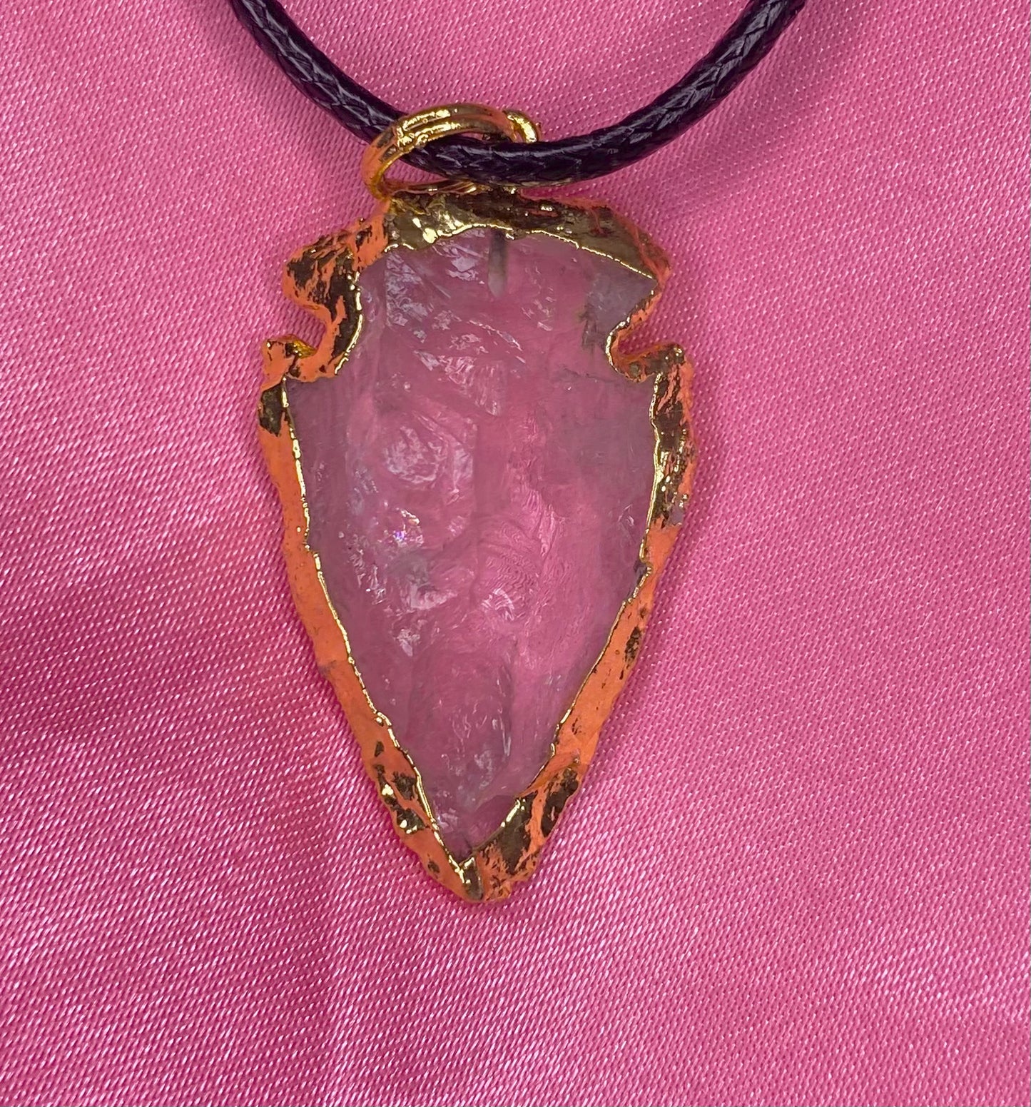 Electroplated Clear Quartz